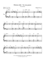 himno 444 partitura facil para piano