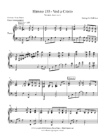 Himno 153 partitura para piano