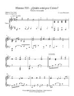 partitura para piano himno 510