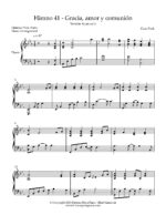 himno 41 partitura para piano