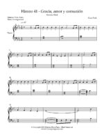 himno 41 partitura facil para piano